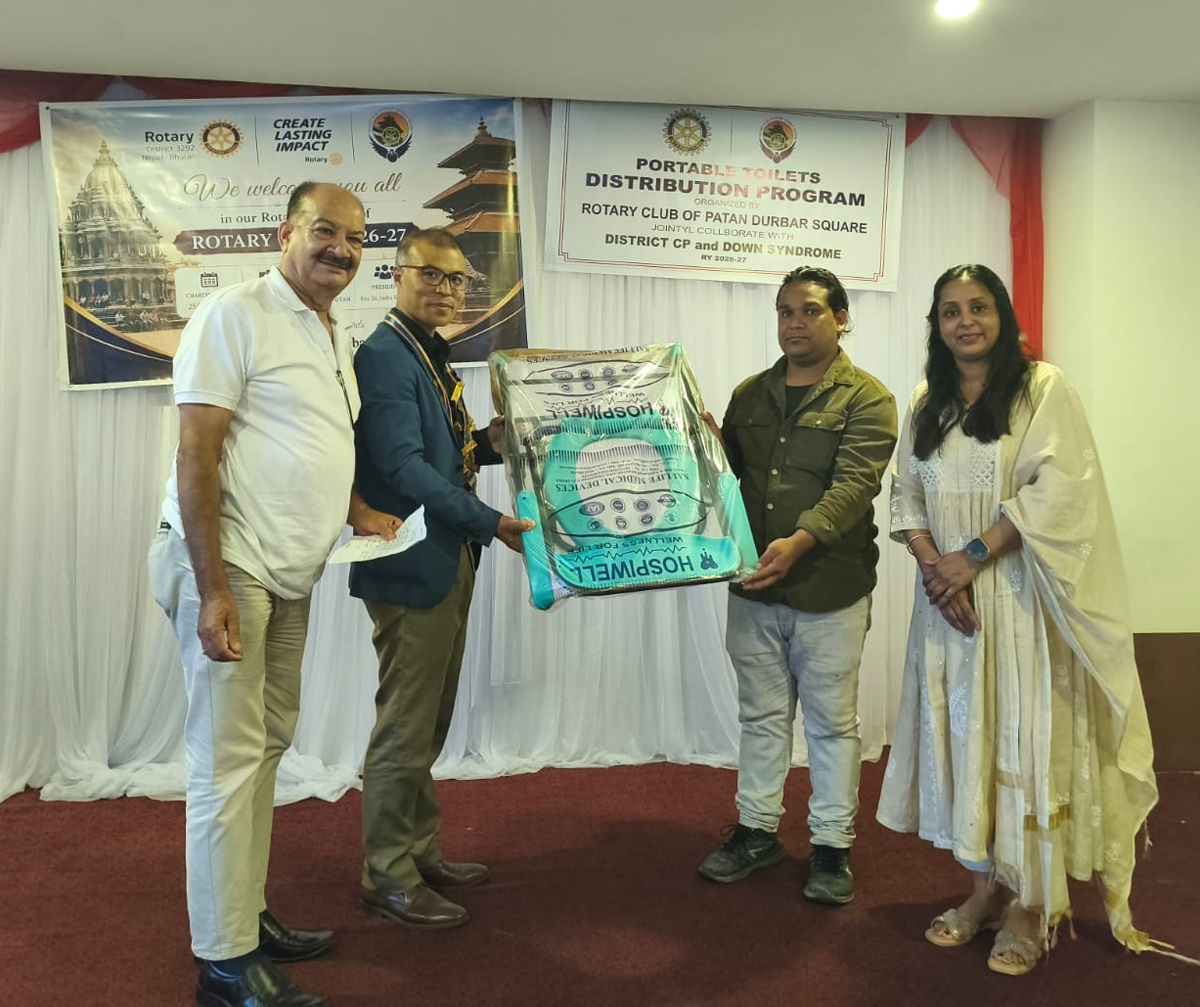 Distribution of Portable Toilets