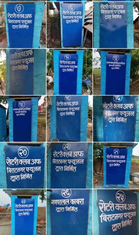Community Sanitation Project-  Construction of  30 Toilets