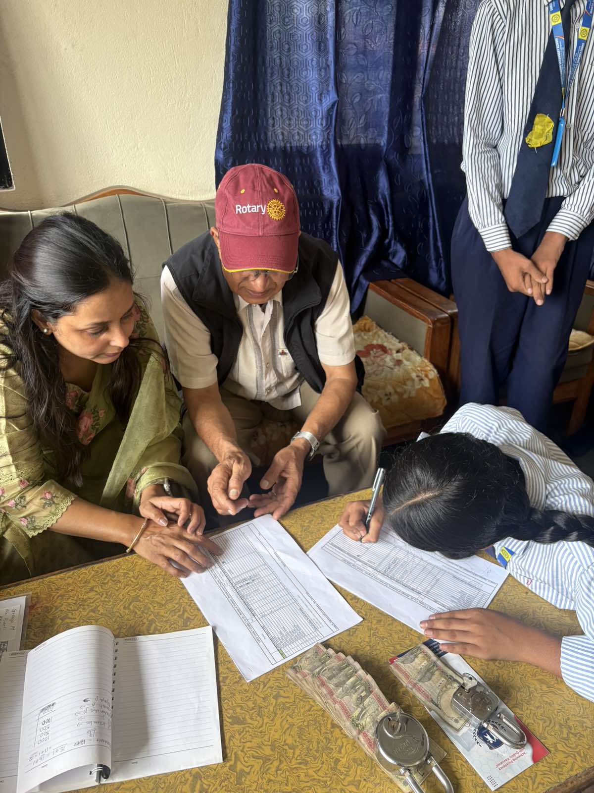 PEEF scholarship at Lubhu Secondary School