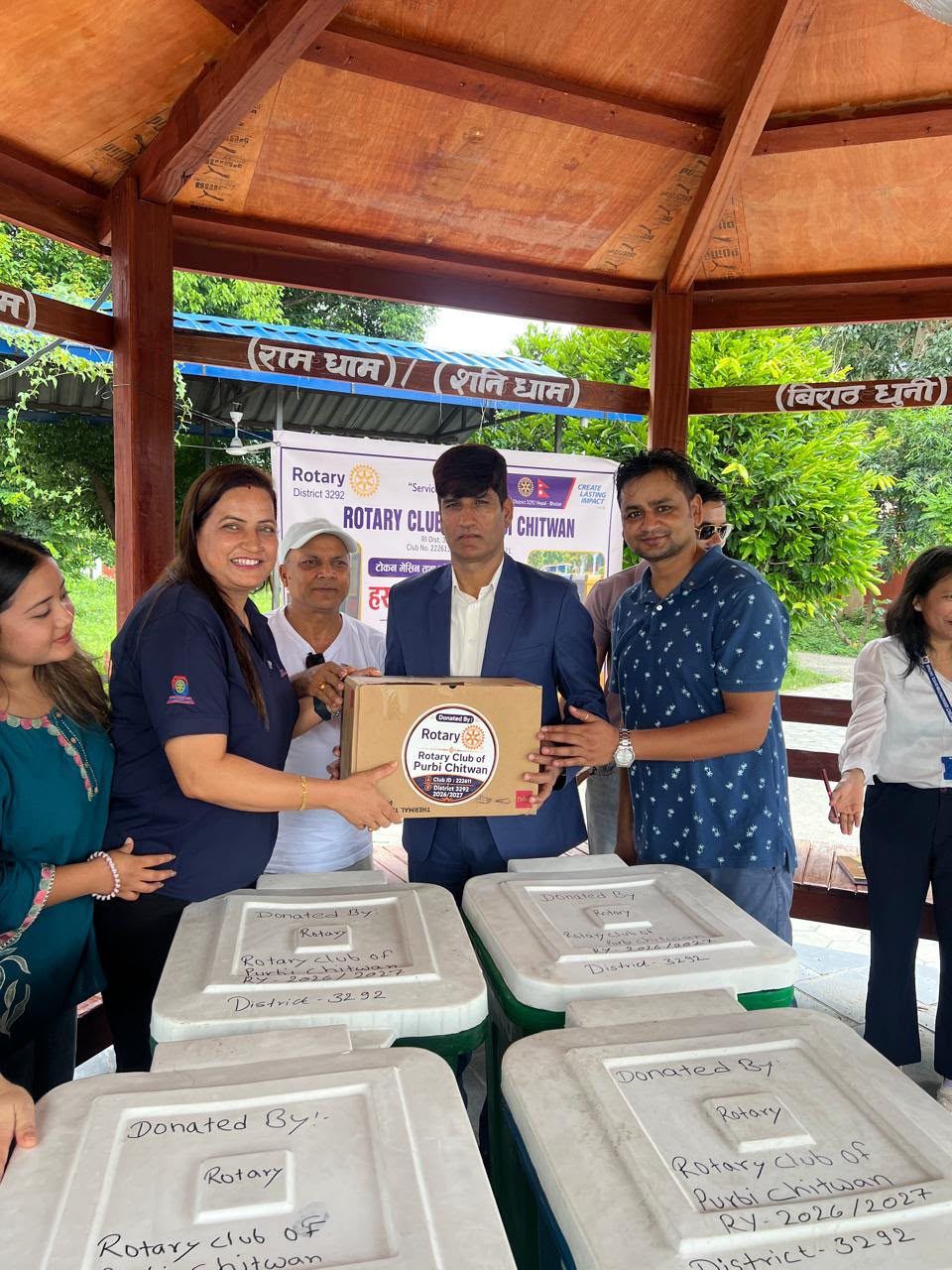 Dustbin and Token Machine Distribution