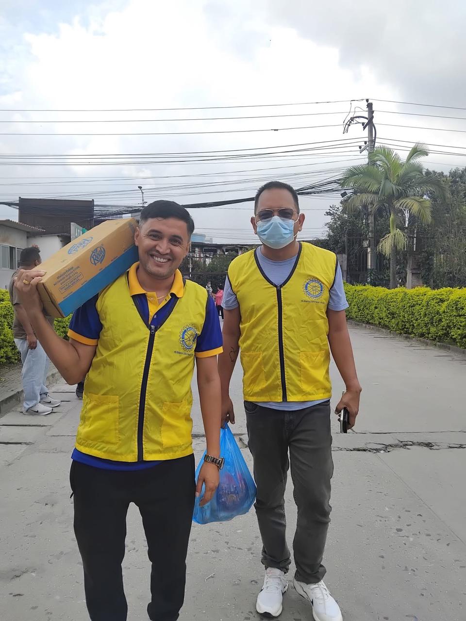 food distribution and transportation during Gen-Z movement
