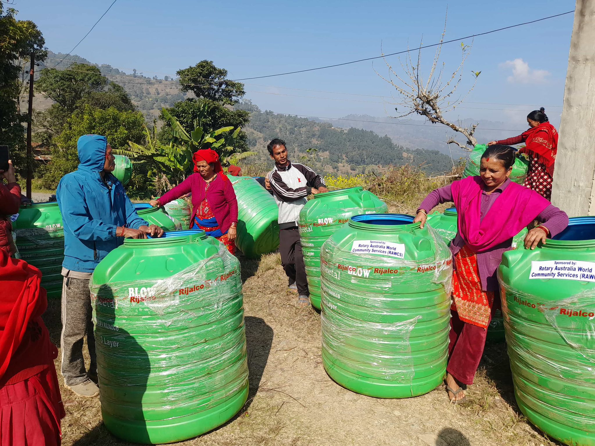 Sports material and Hill Tank distribution program