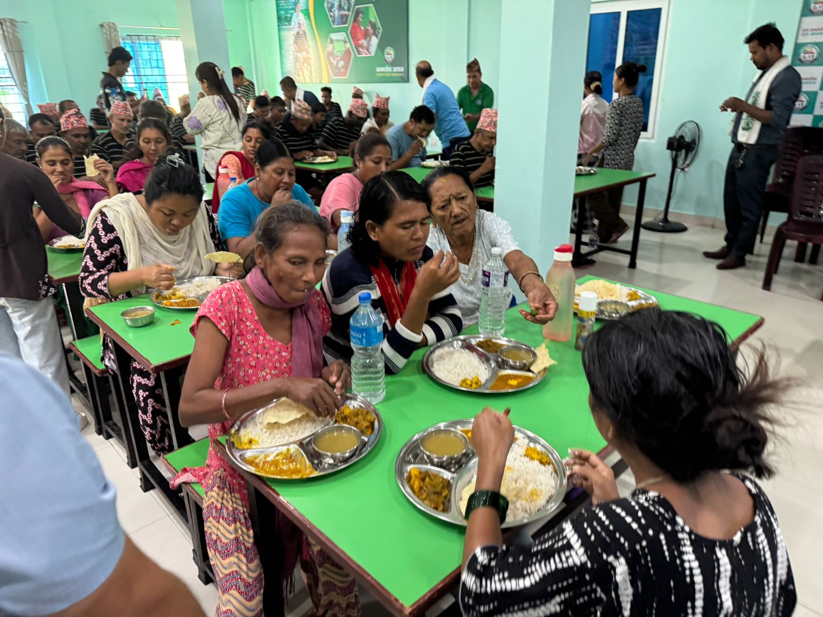 Food Distribution at Manavsewa Ashram