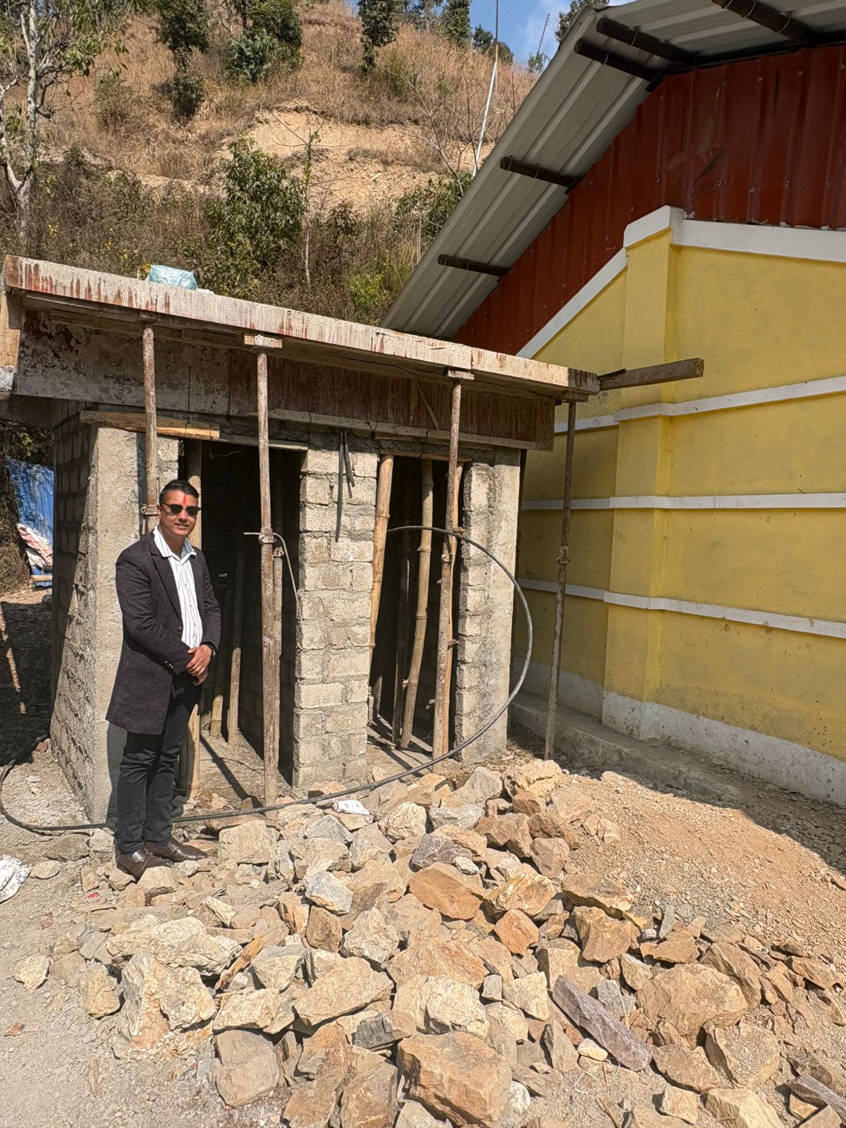 Girls Toilet Project : Shree Indrachowk Basic School, Gulmi