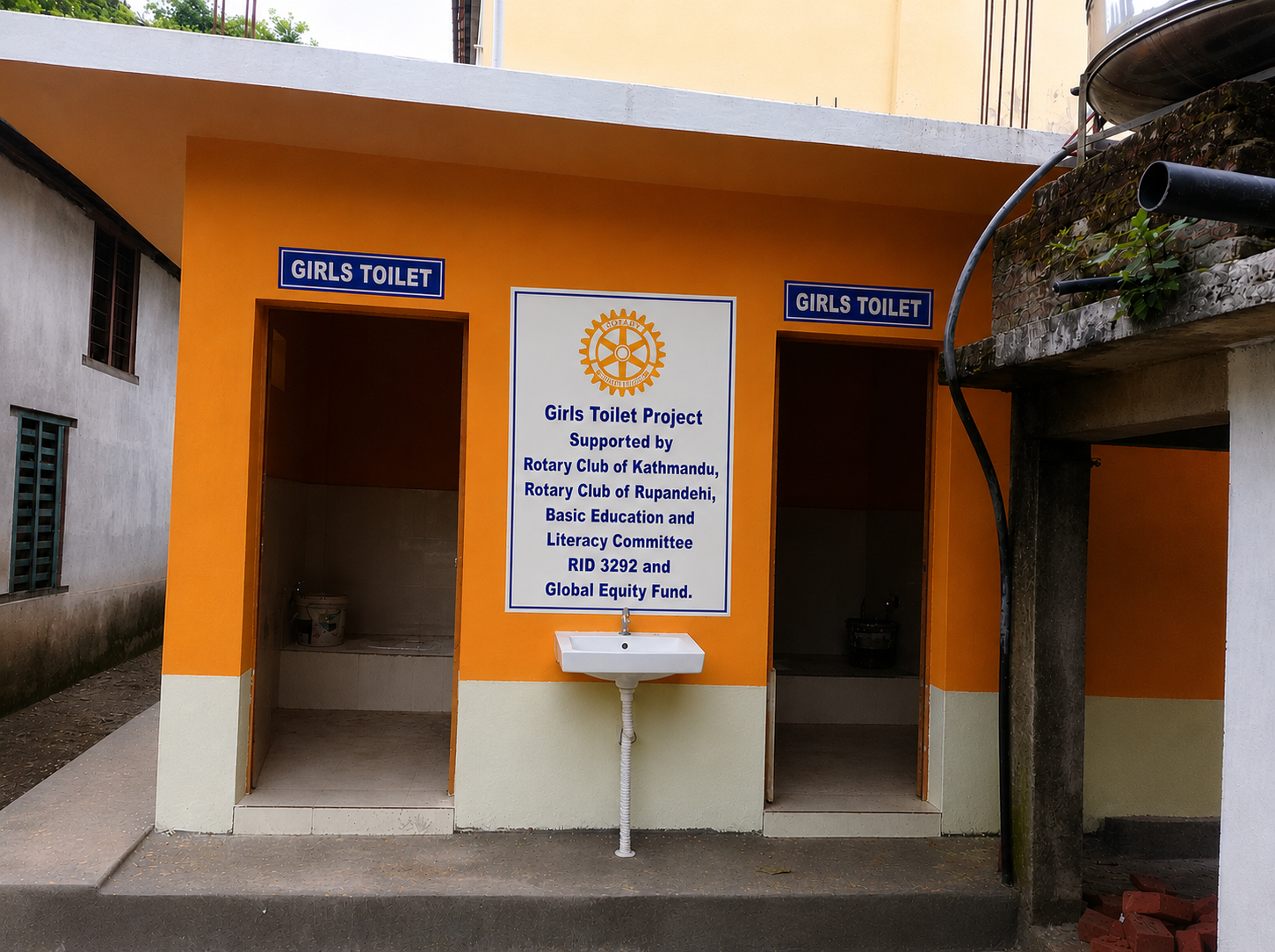Girls Toilet Project : Sharada Secondary School, Gulmi