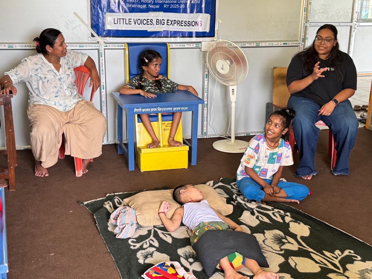1-Day Storytelling program at CP Centre & a month's food supply support to the centre