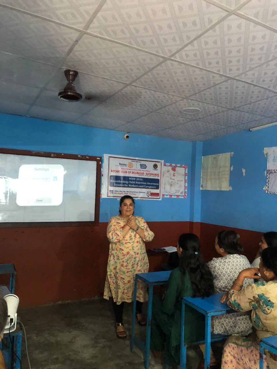 Breastfeeding Child Nutrtion Awareness Session for Mothers and Caregivers