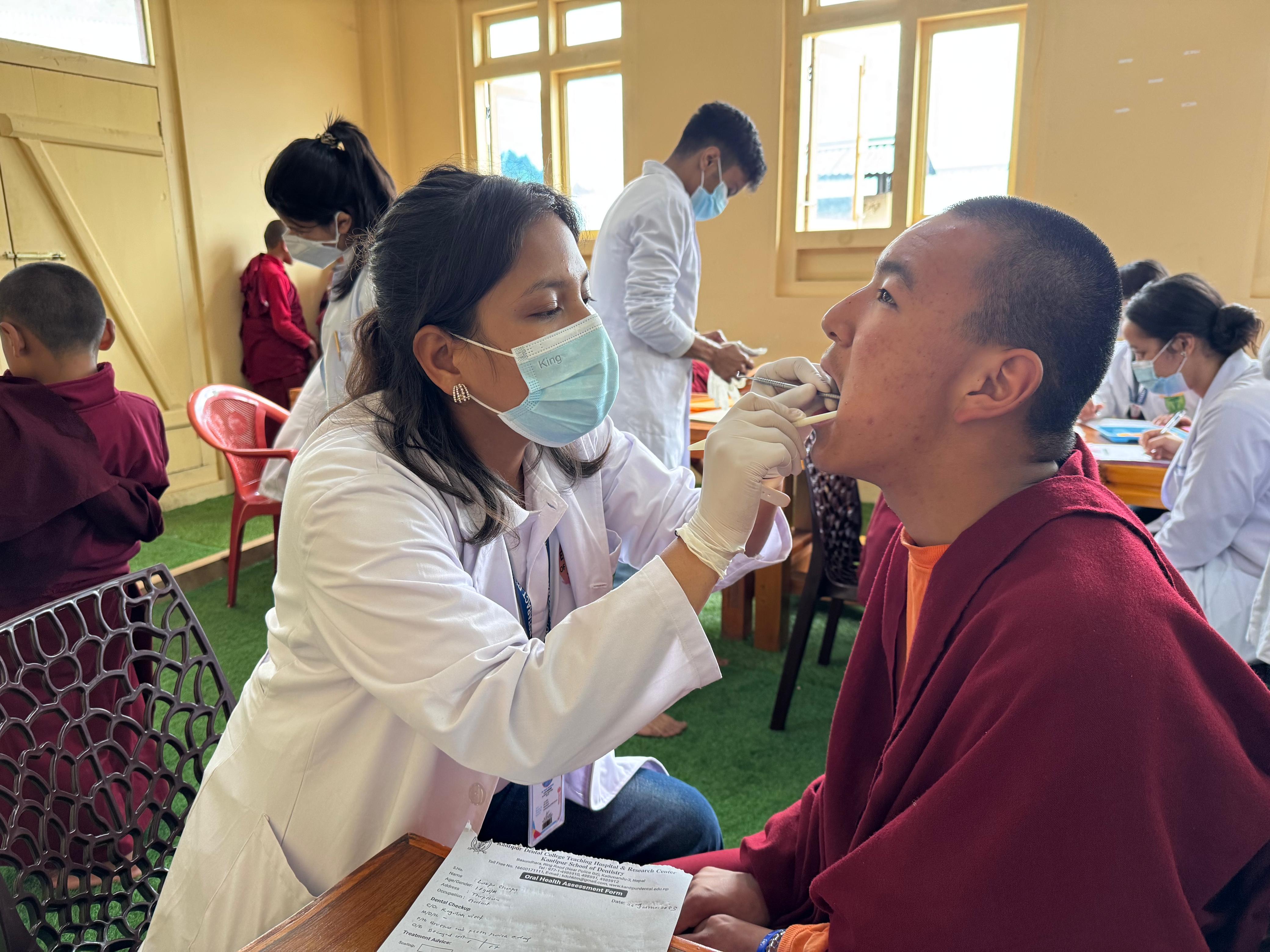 Free Treatment based dental camp