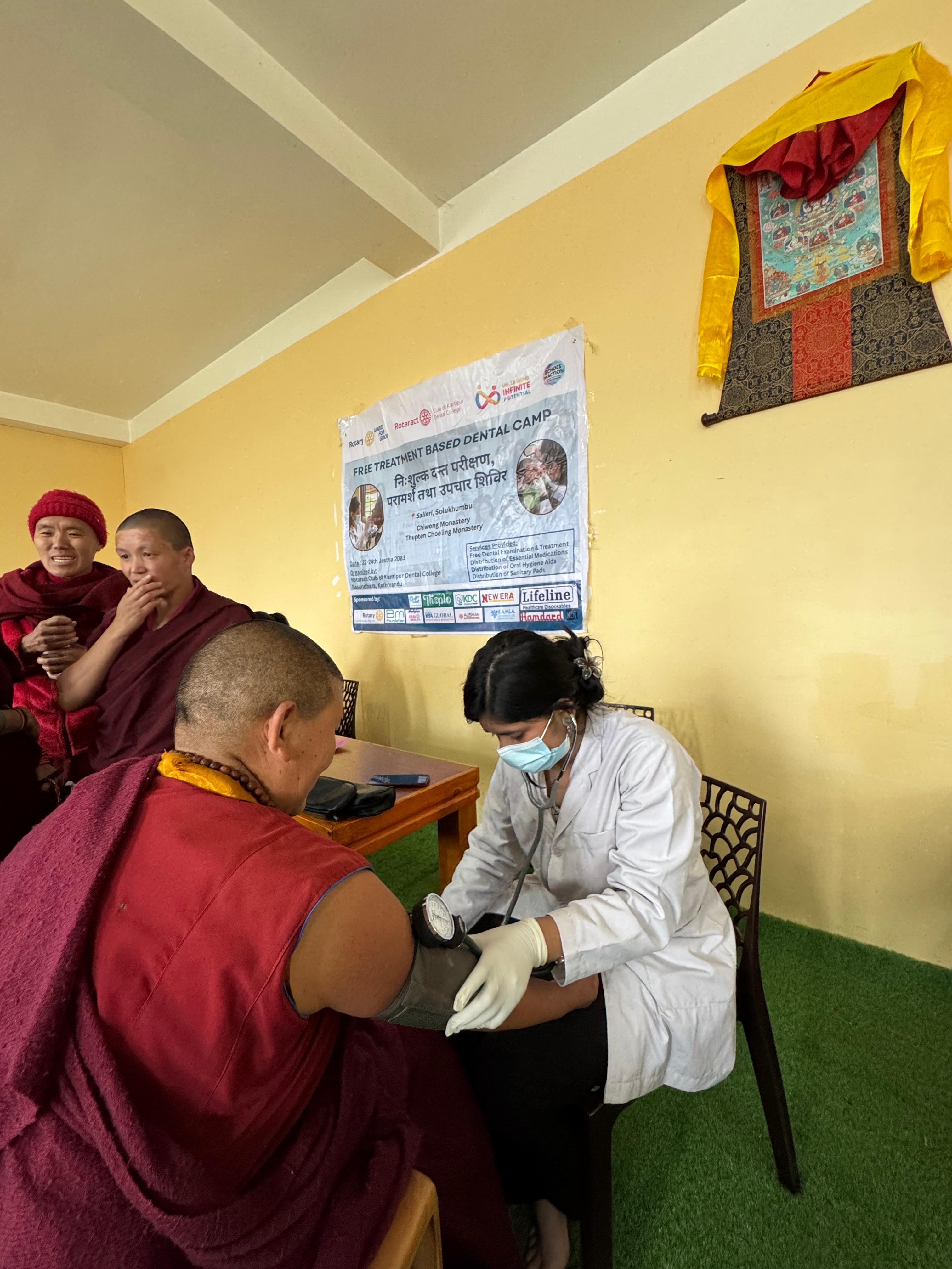 Free Treatment based dental camp