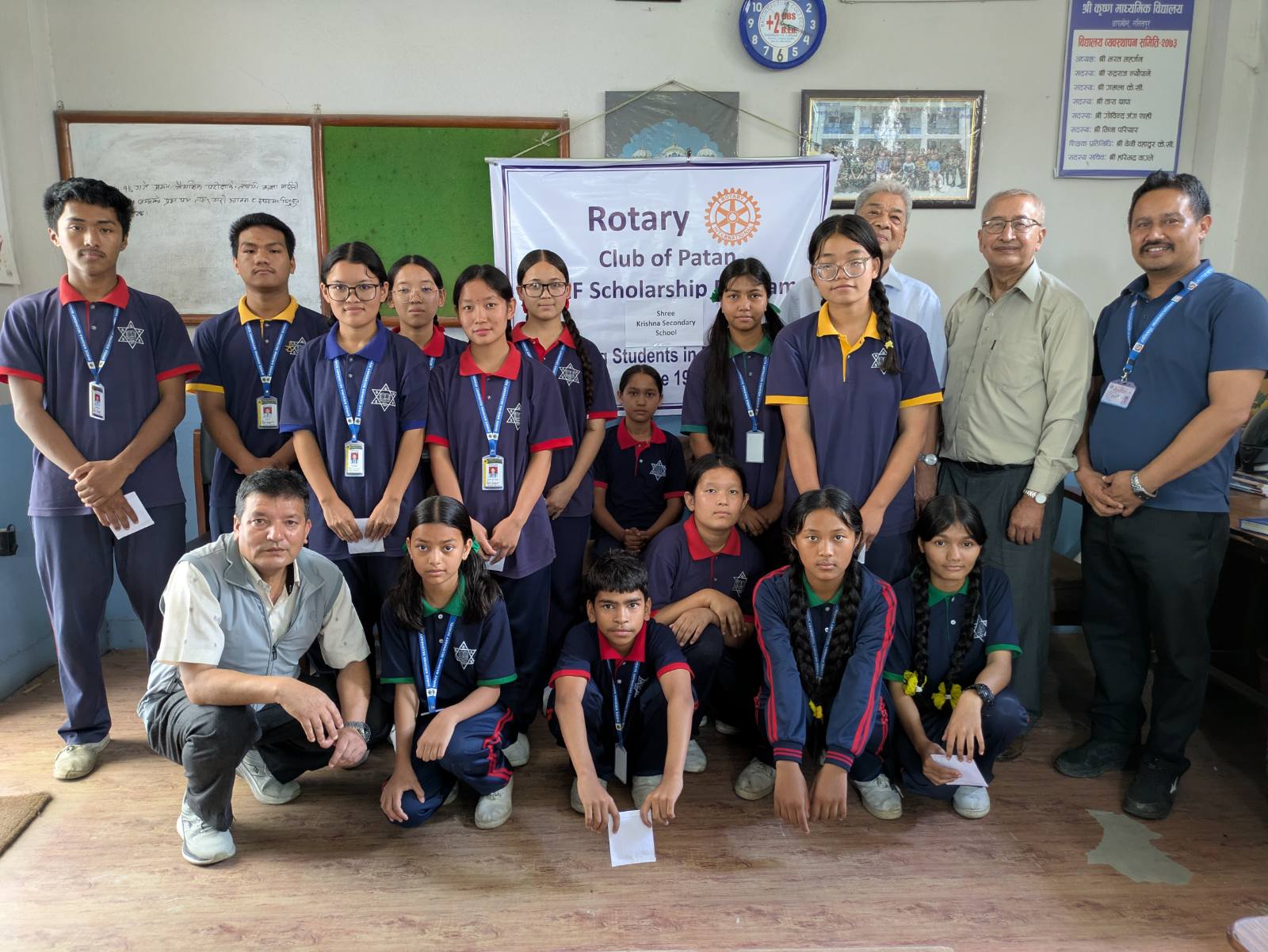 PEEF scholarship at Shree Krishna Secondary School