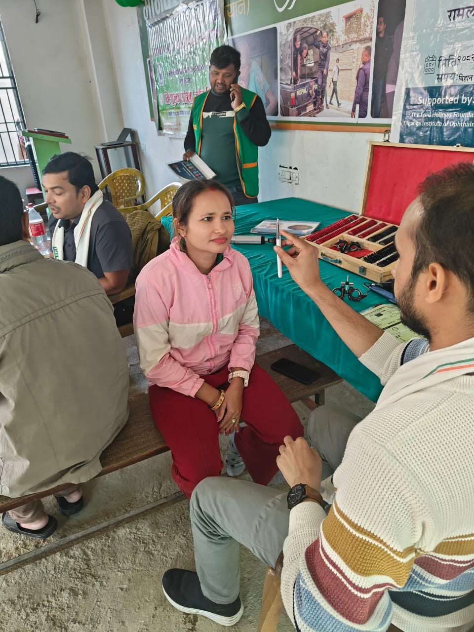 Netra Jyoti - free eye screening camp with spectacles and cataract surgeries at Manav Seva aashram