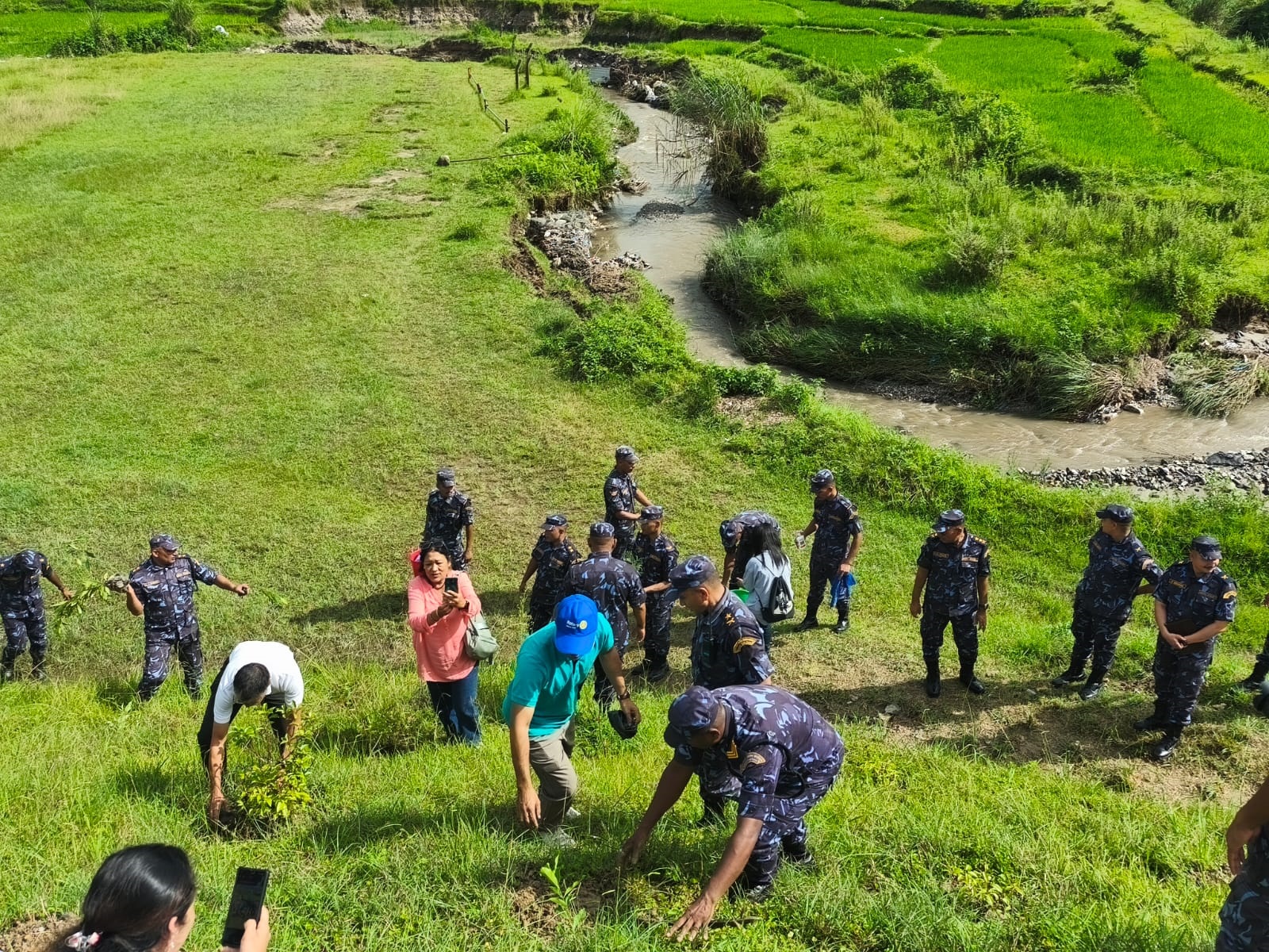 Tree Plantation at Nepal Police Task Force Training Center, Kapan - Chapter 2