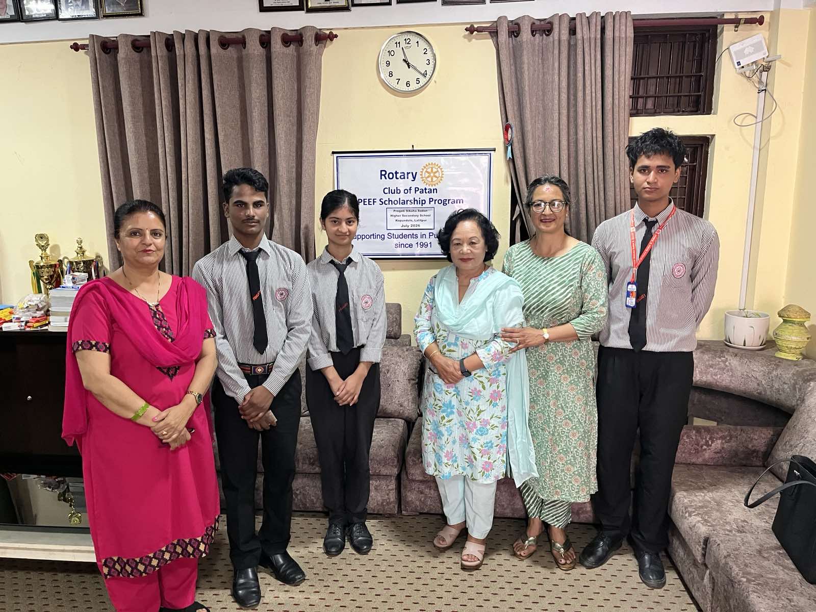 PEEF Scholarship at Pragati Sikshya Sadan Secondary School