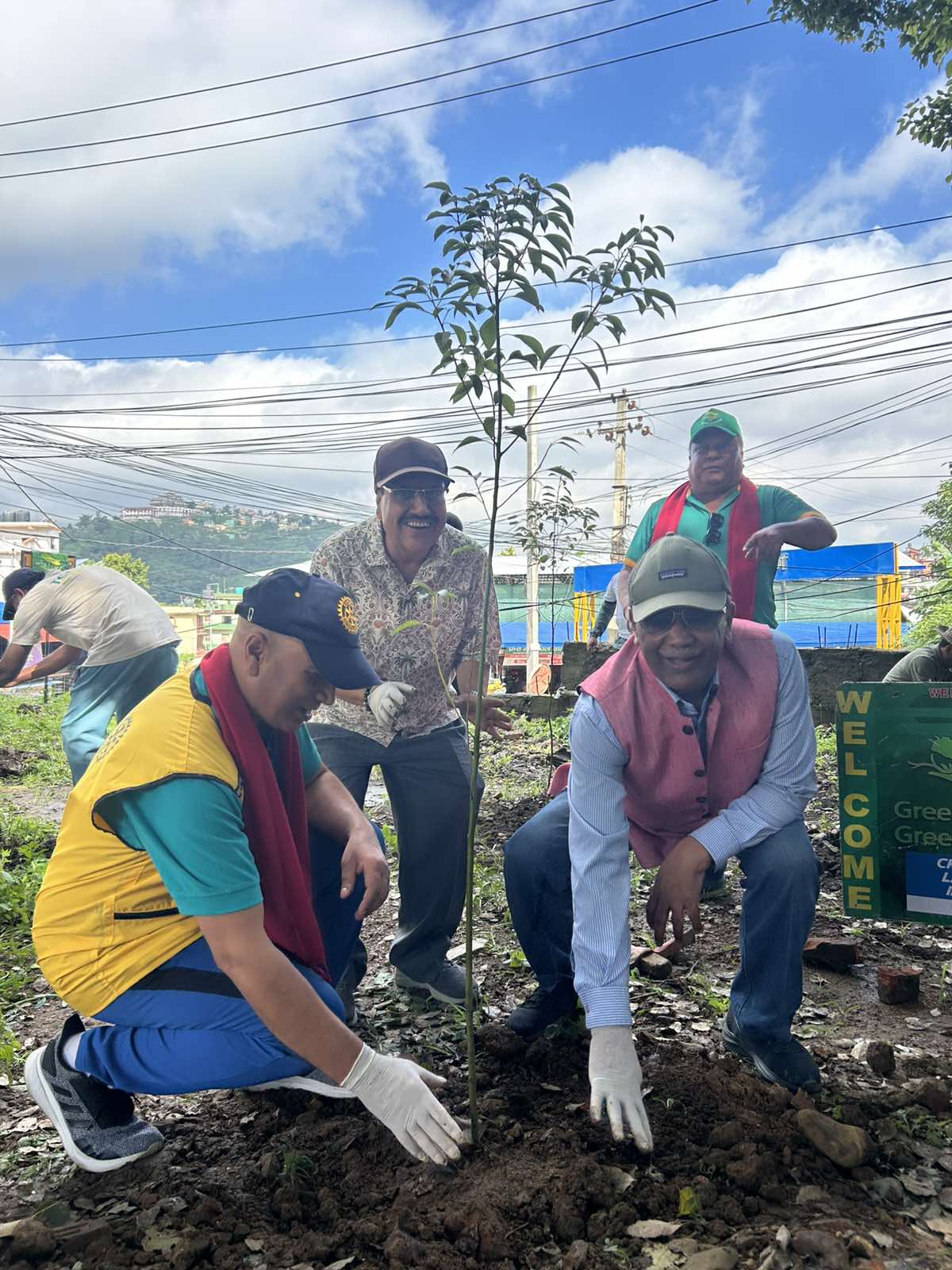 Tree Plantation at Vaisnawi Devi Temple