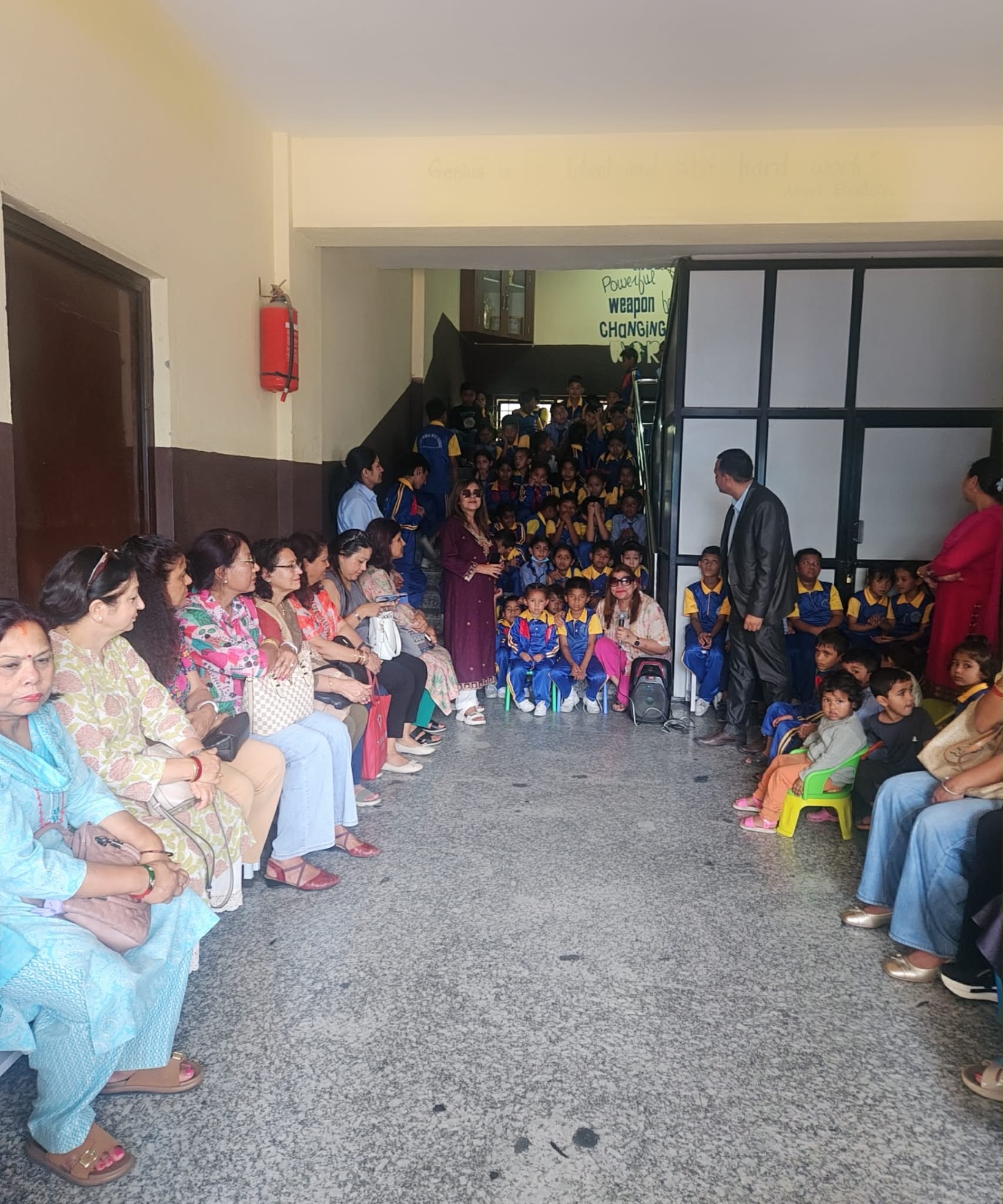 School Bags and Stationery Distribution