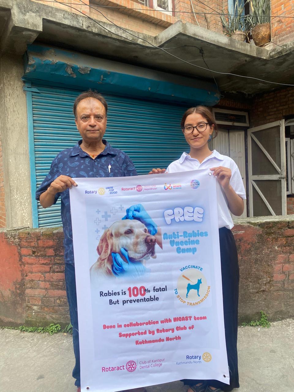 rabies vaccination program -100 dogs