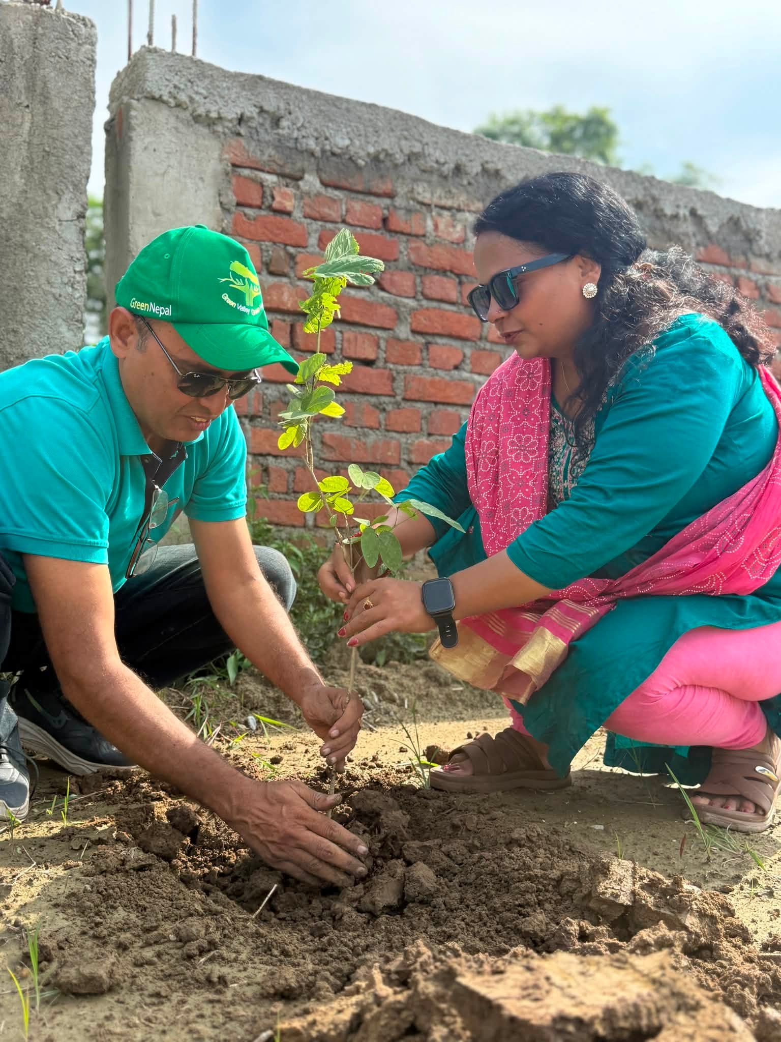 Rotary Club of Central Lumbini Plants 100 Saplings Under District 3292’s One Lakh Tree Plantation Campaign