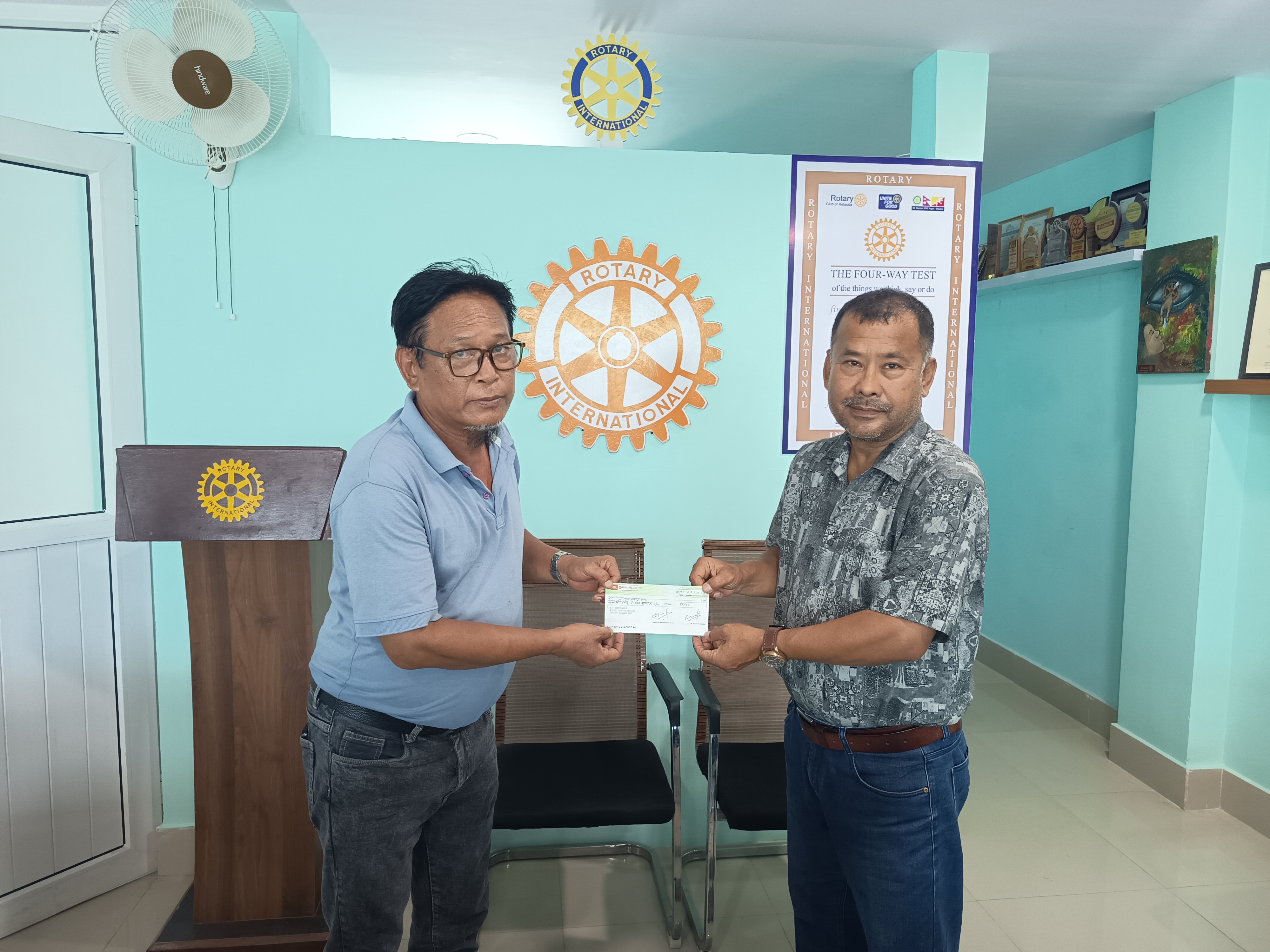 Providing remuneration to music teacher Mr. Tul Bahadur Lama for teaching music education to visually impaired students