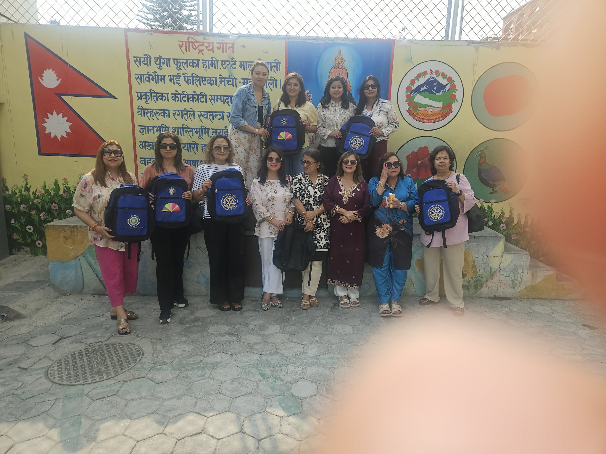School Bags and Stationery Distribution