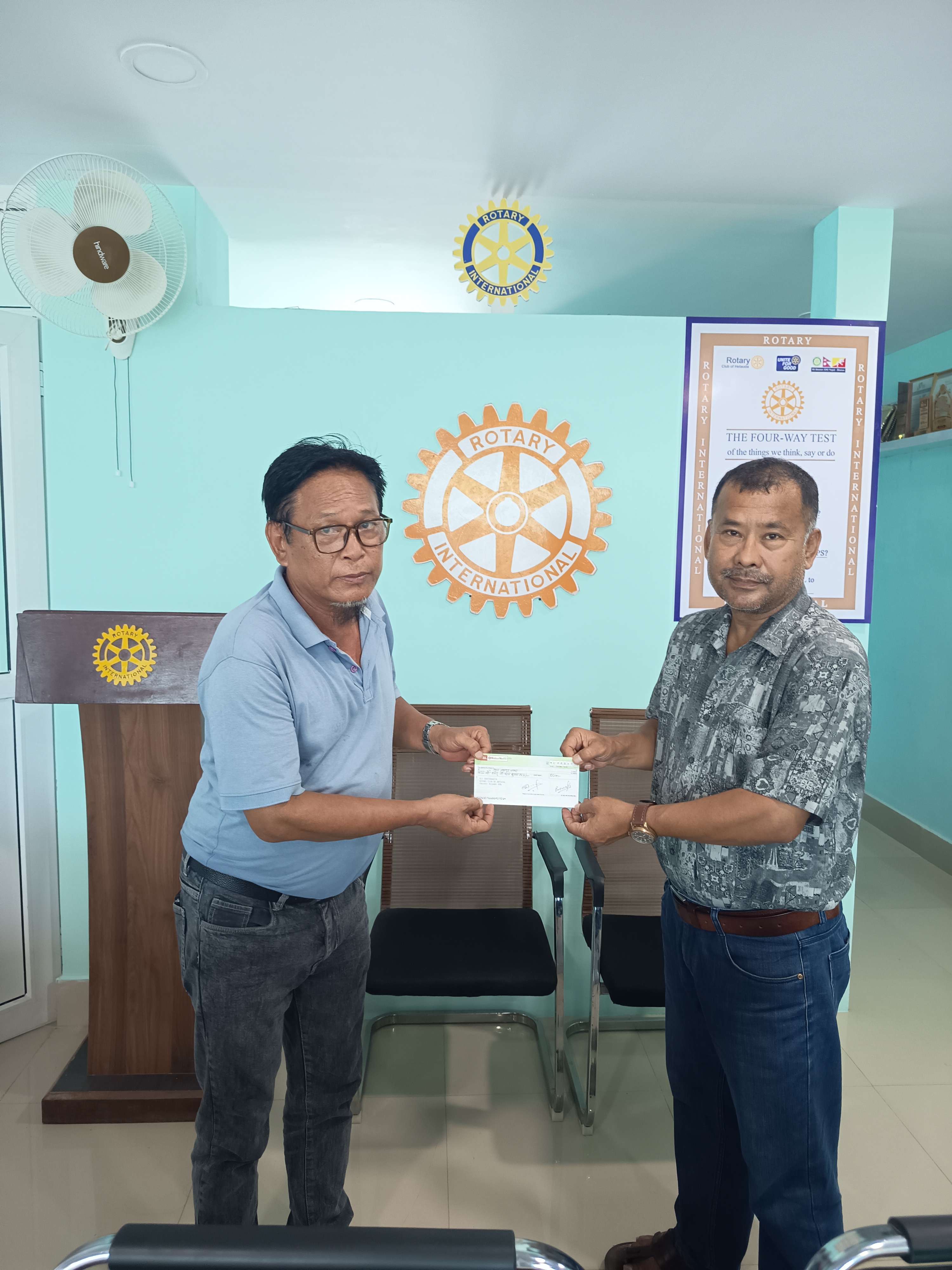Providing remuneration to music teacher Mr. Tul Bahadur Lama for teaching music education to visually impaired students