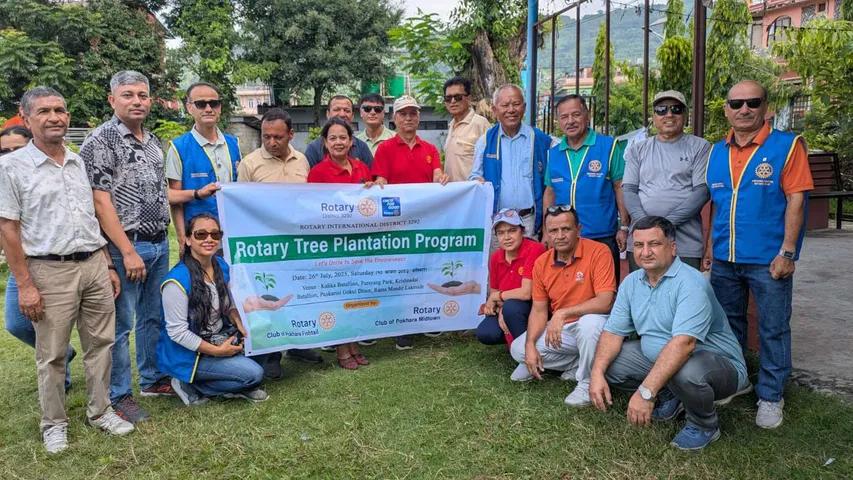 Tree Plantation Program at Pokhara Valley