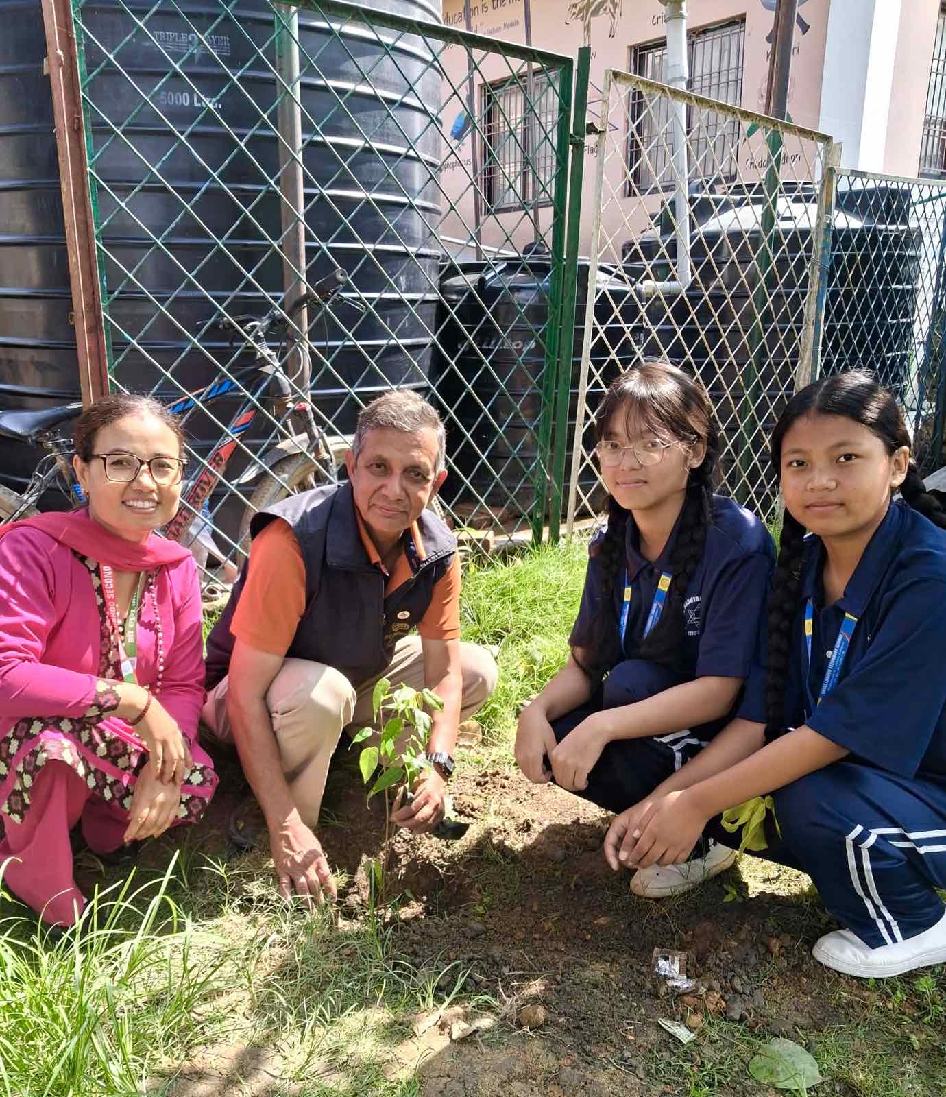 Tree Plantation Lubhu Secondary School, Lubhu, Lalitpur