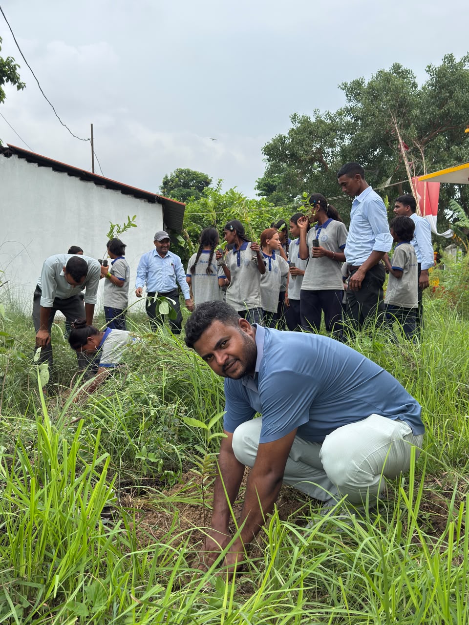 Tree Plantation at Bhanubhakta Rastriaya Aadharbhut School