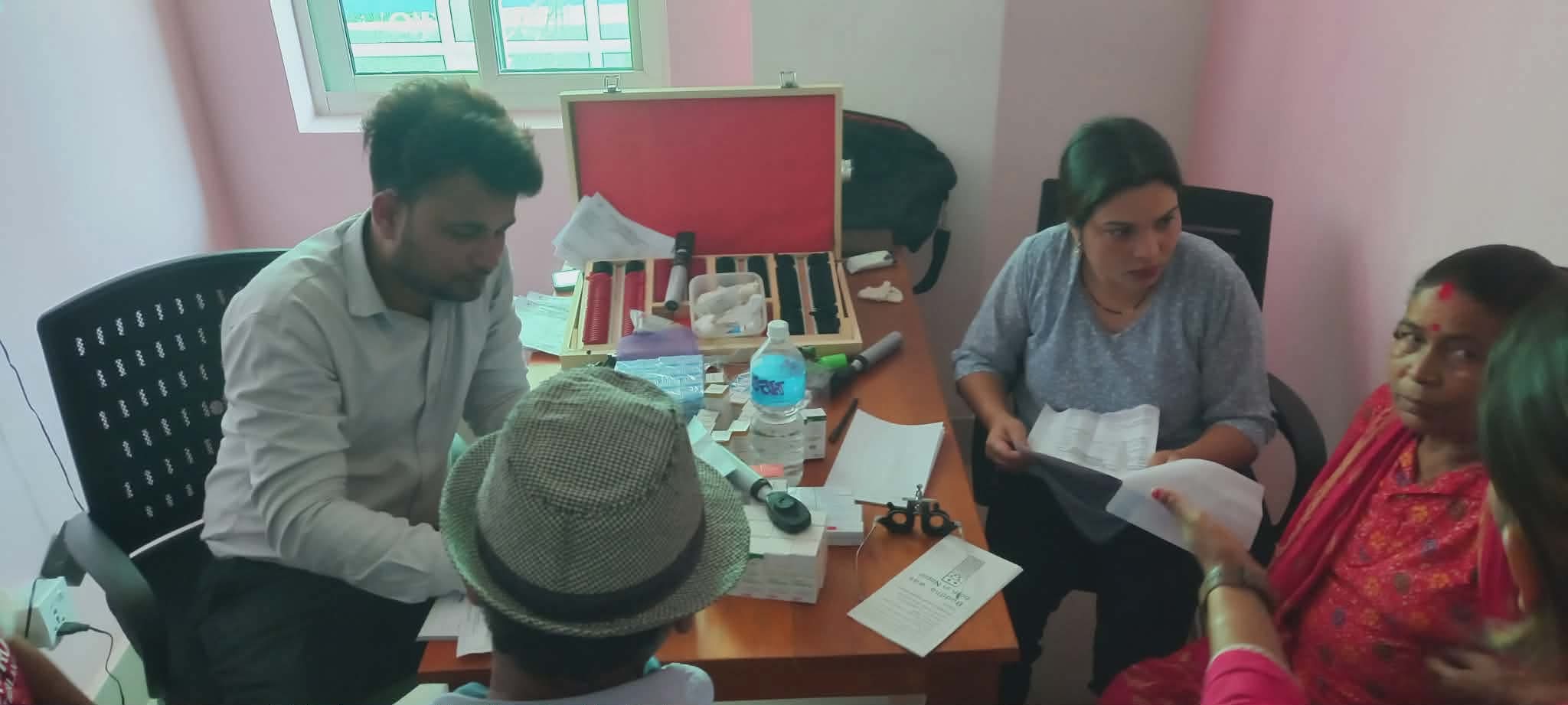 Free eye screening camp organized