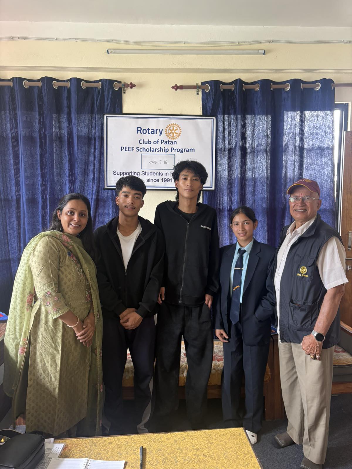 PEEF scholarship at Lubhu Secondary School
